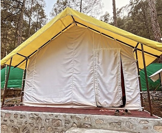 Balaji River side camping in bhimtal chafi